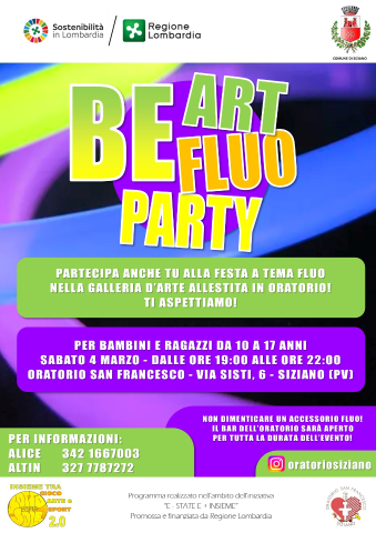SOTTO QUESTO SOLE 2.0 - BE ART, BE FLUO PARTY